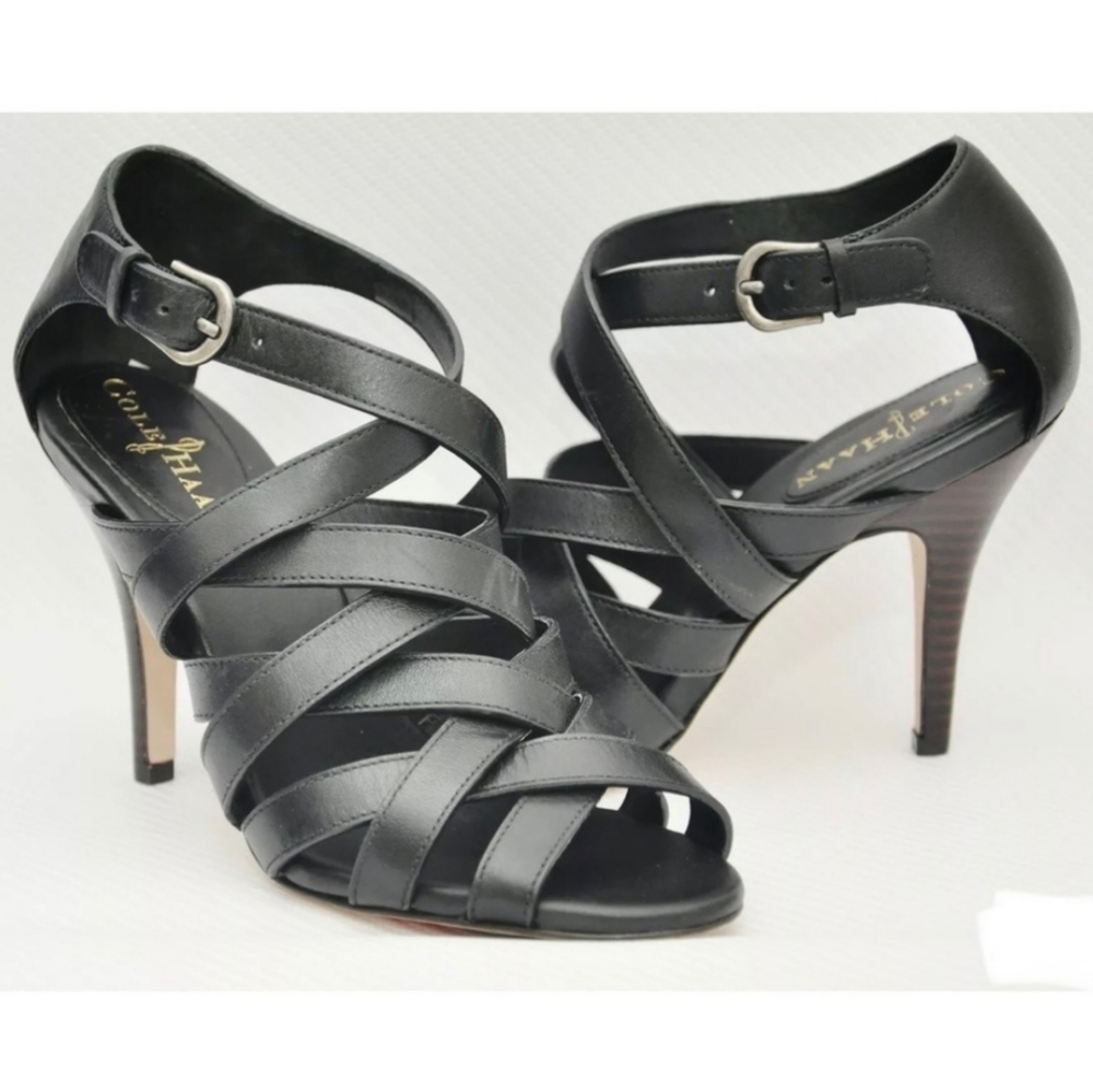 Cole Haan Shayna Strappy Leather Heel